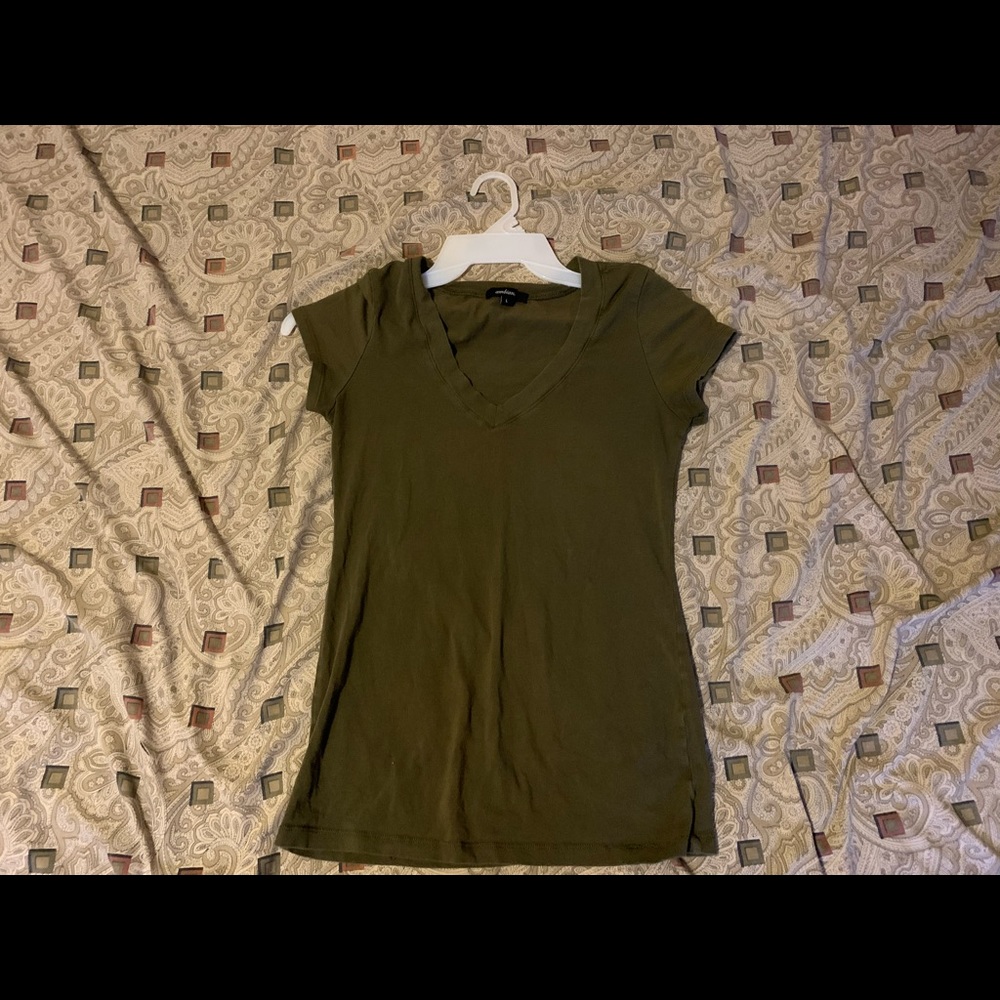 Women’s Large Olive Green Top